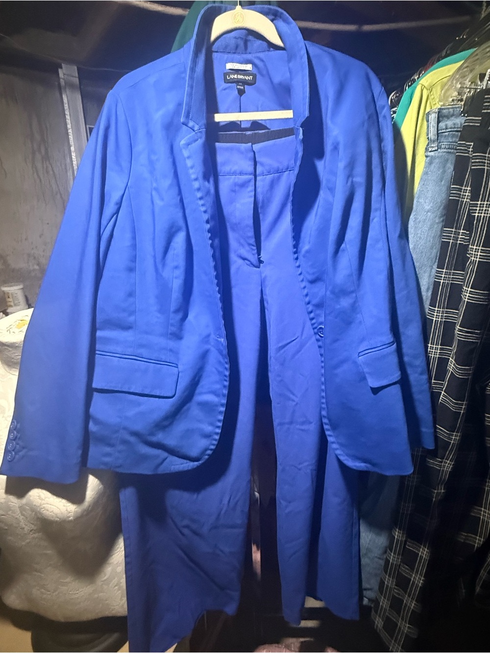 Lane Bryant Bright Royal Blue Suit